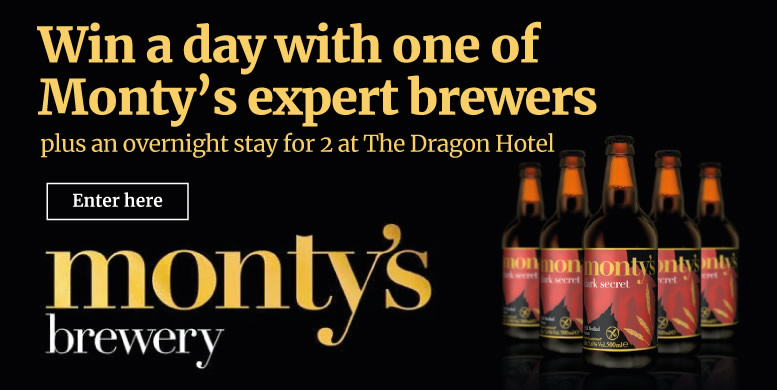 Win a day with one of Monty's expert brewers - Enter here