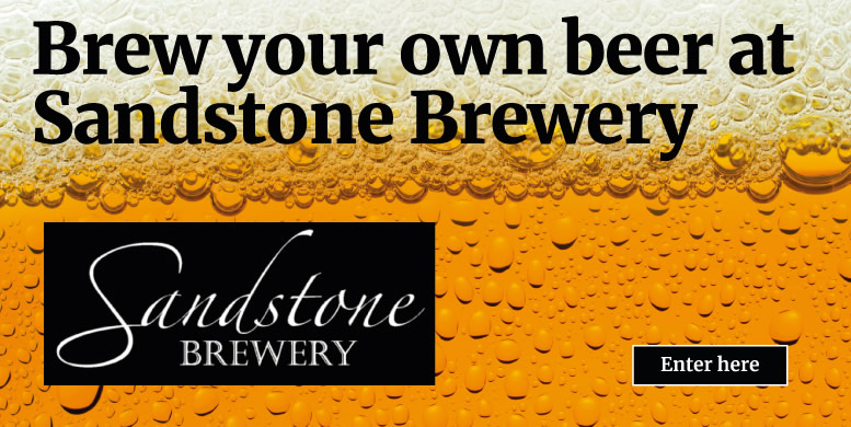 Brew your own beer at Sandstone brewery - Enter here