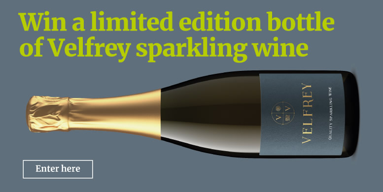 Win a limited edition a bottle of Velfrey sparkling wine - Enter here